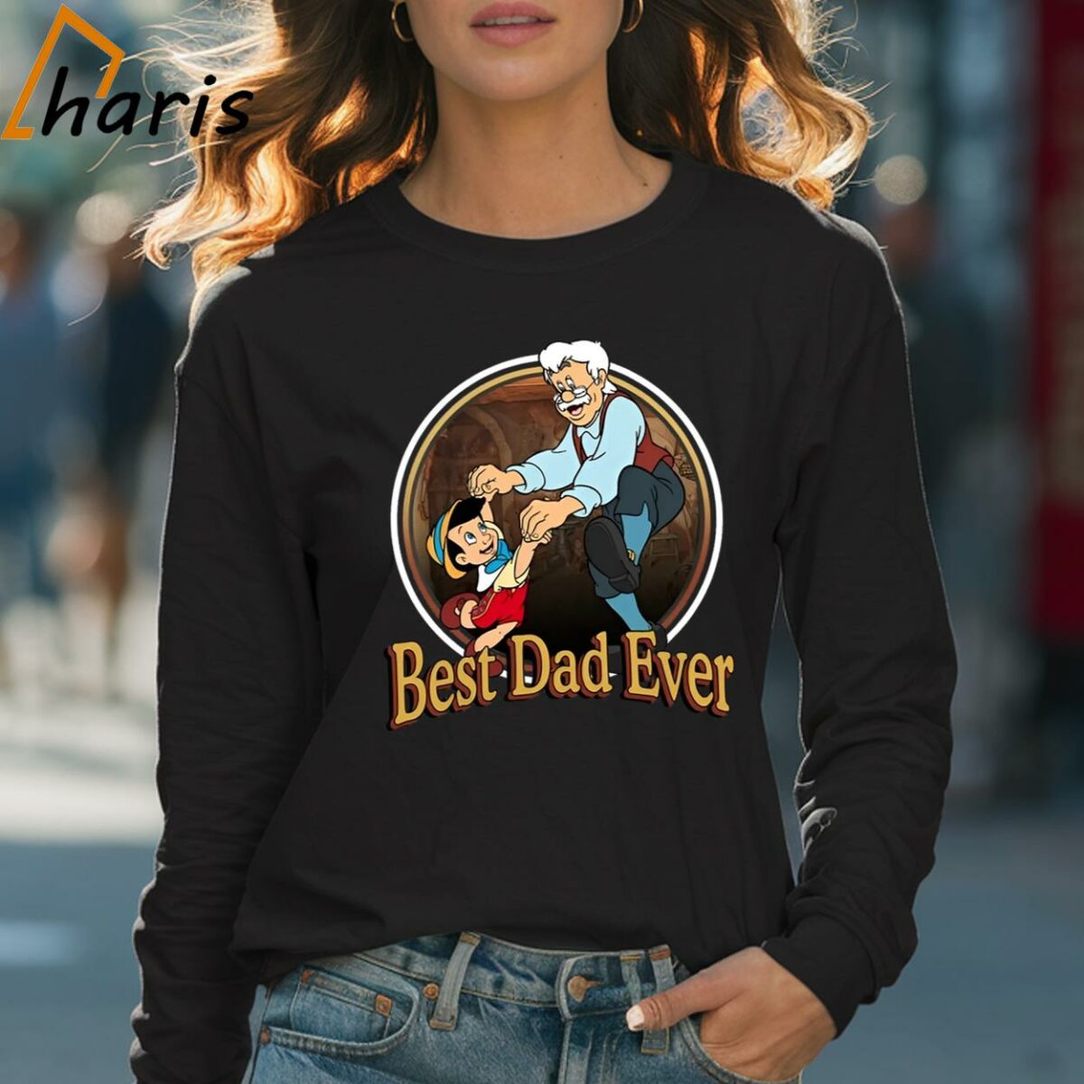 Disney Donald Duck Best Dad Ever Family Trip T shirt 4 Long sleeve shirt