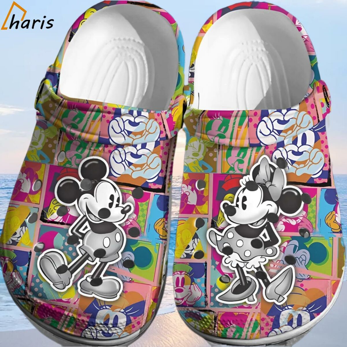 Disney Fashion Adventure Mickey Minnie Crocs 3D Shoes 1 1