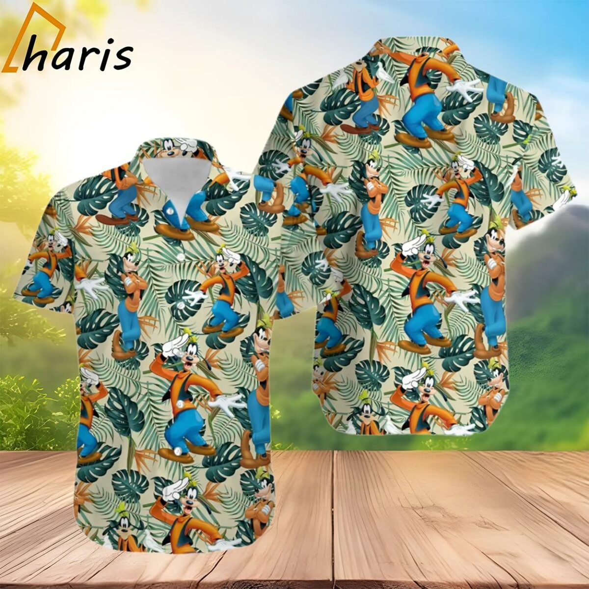 Disney Goofy Hawaiian Shirt 2 3
