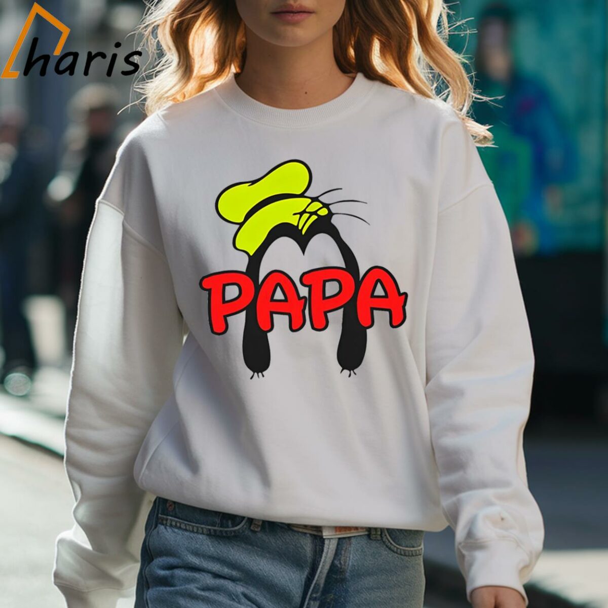 Disney Goofy Papa Shirt Dad And Son Matching Gift 3 Sweatshirt