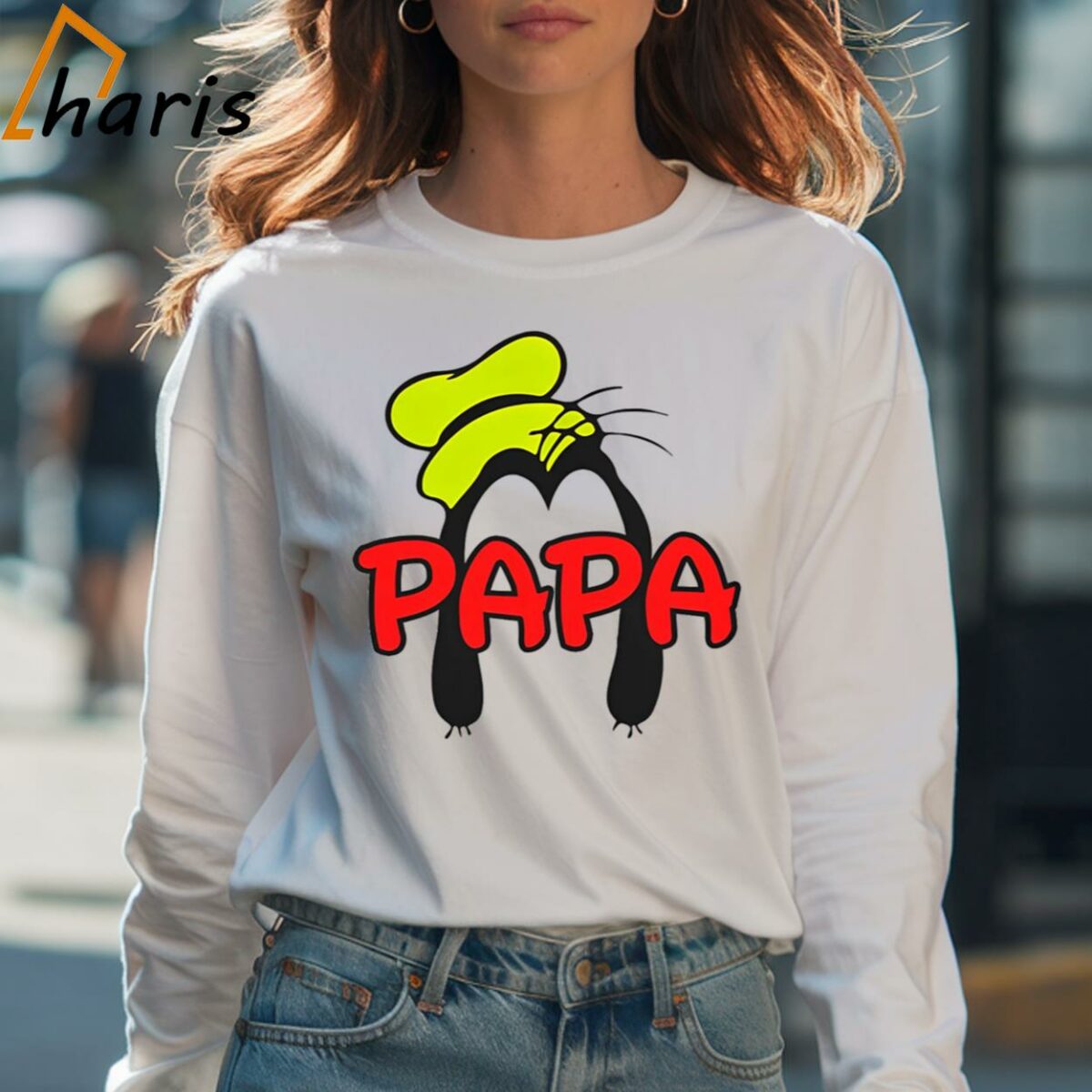 Disney Goofy Papa Shirt Dad And Son Matching Gift 4 Long sleeve shirt