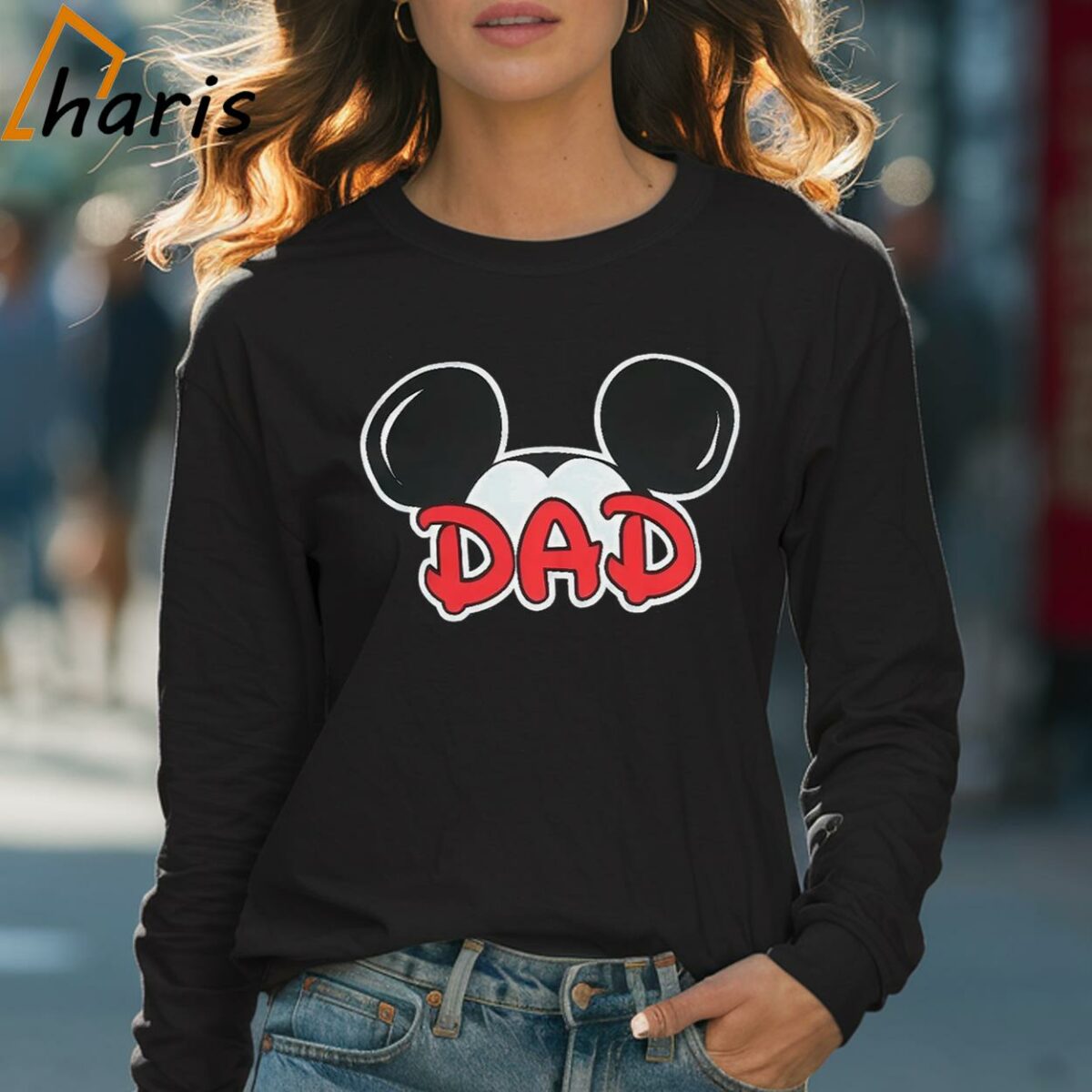 Disney Mickey Mouse Dad Shirt 4 Long sleeve shirt