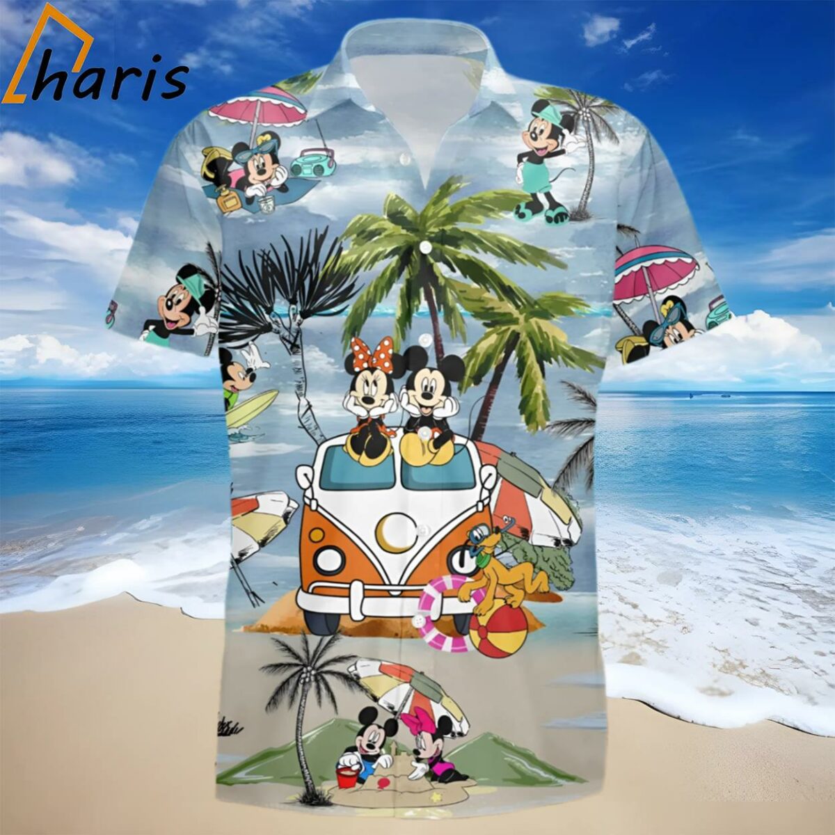 Disney Mickey Mouse Hawaiian Shirt 1 1