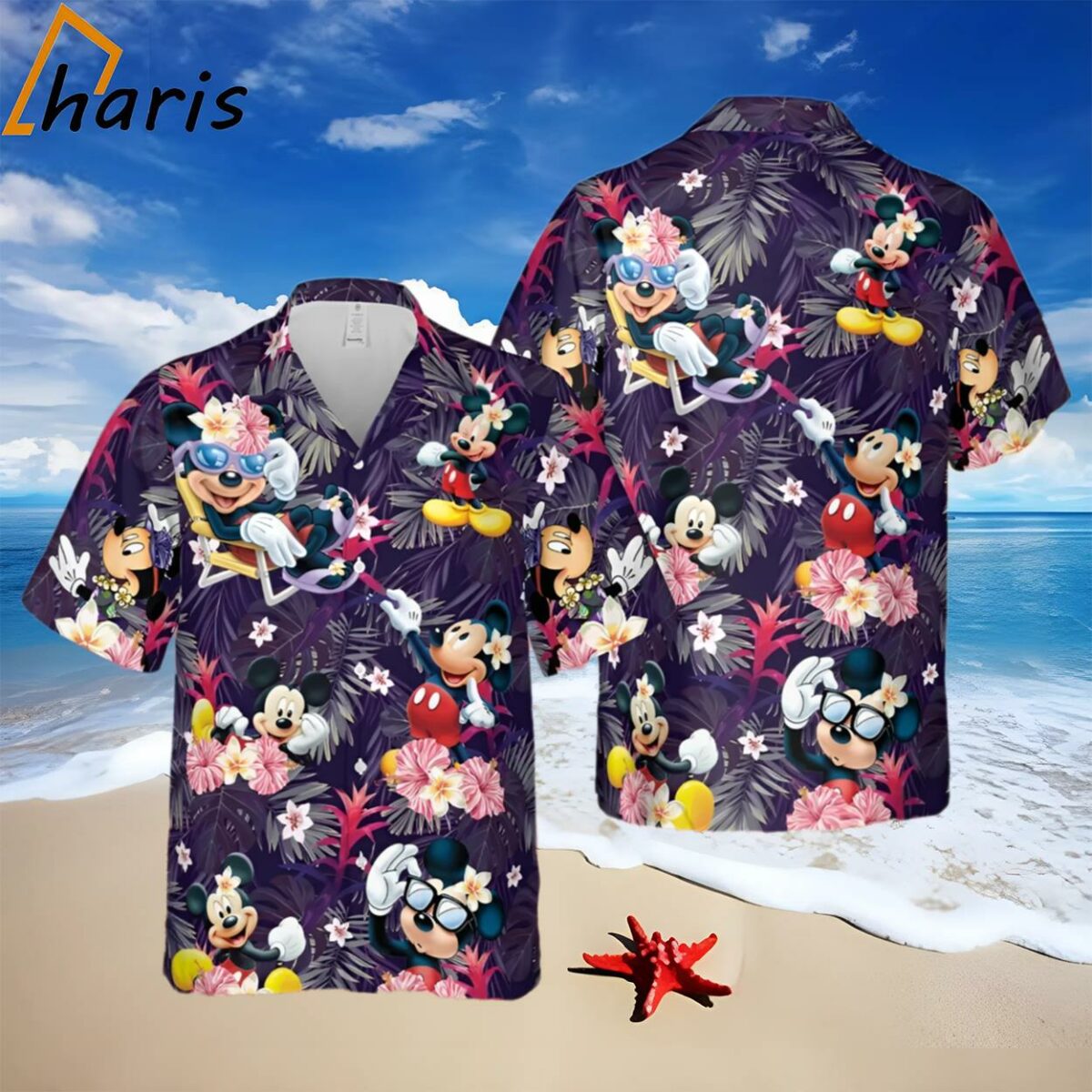 Disney Mickey Mouse Hawaiian ShirtSummer Beach Trip Family Hawaiian Shirt 1 1