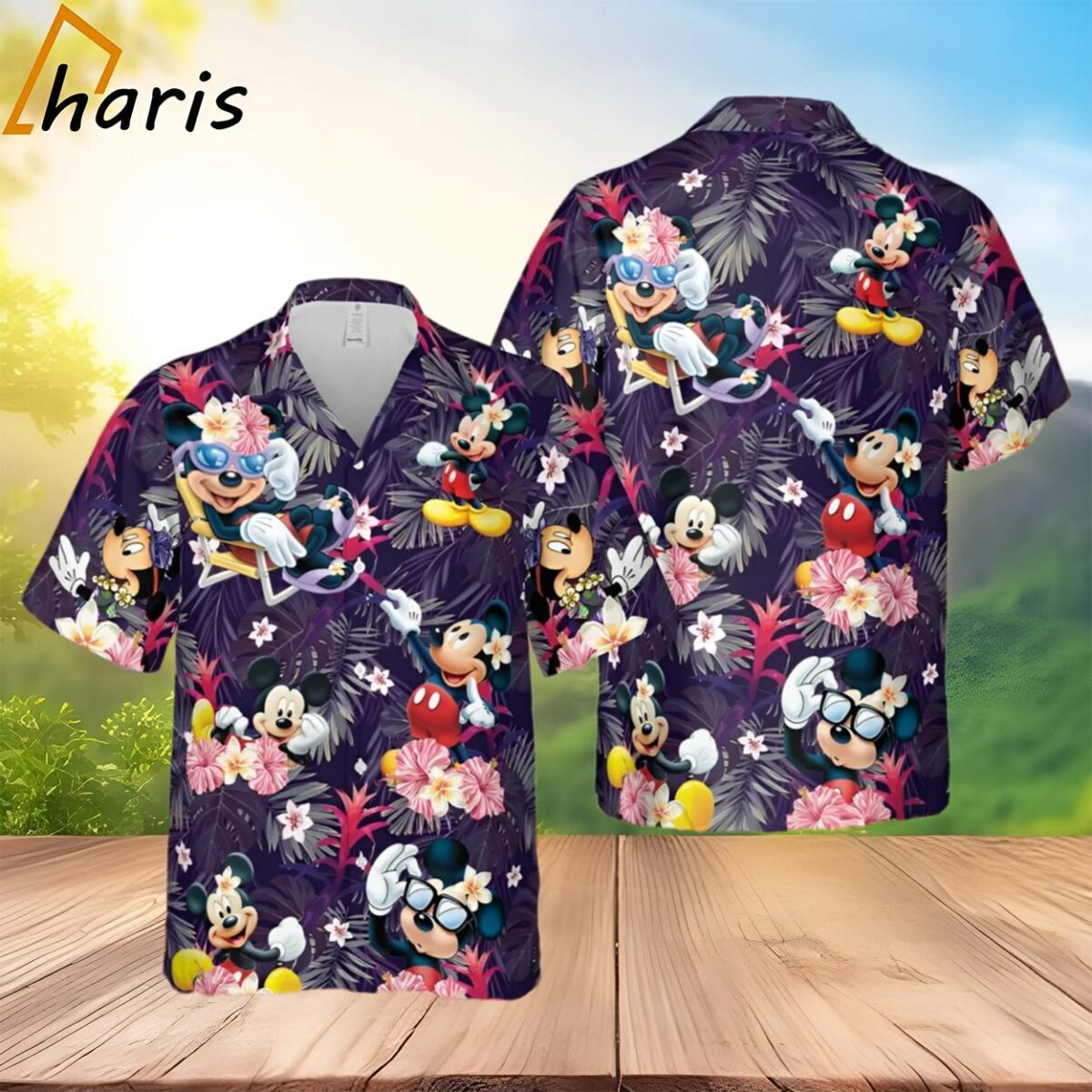 Disney Mickey Mouse Hawaiian ShirtSummer Beach Trip Family Hawaiian Shirt 2 3