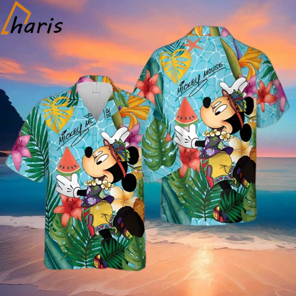Disney Mickey Mouse Hawaiian Vacation Shirt