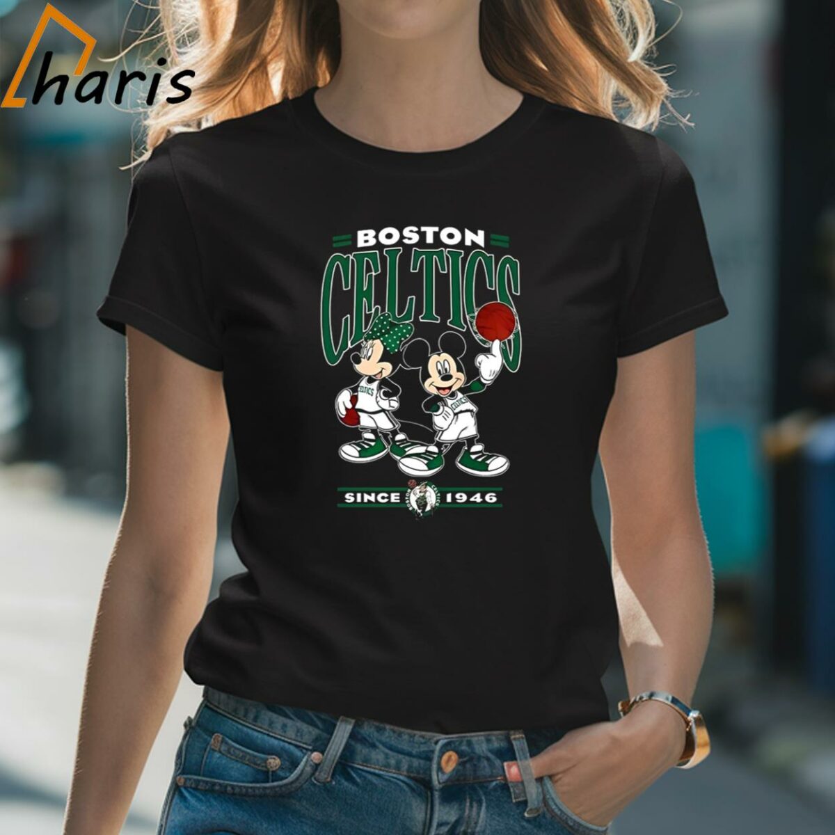 Disney Mickey NBA Basketball Boston Celtics T Shirt 2 Shirt