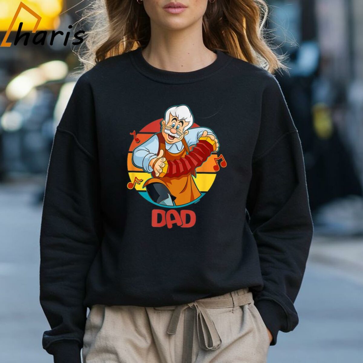 Disney Pinocchio Geppetto Dad T shirt 3 Sweatshirt