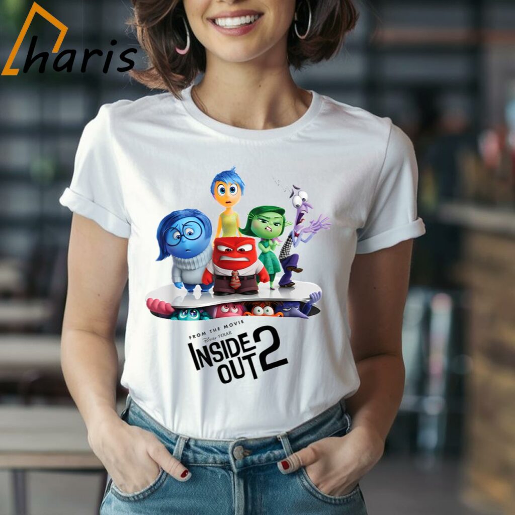Disney and Pixar's Inside Out 2 New Emotions Poster T-shirt