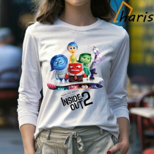 Disney and Pixars Inside Out 2 New Emotions Poster T shirt 4 Long sleeve Shirt