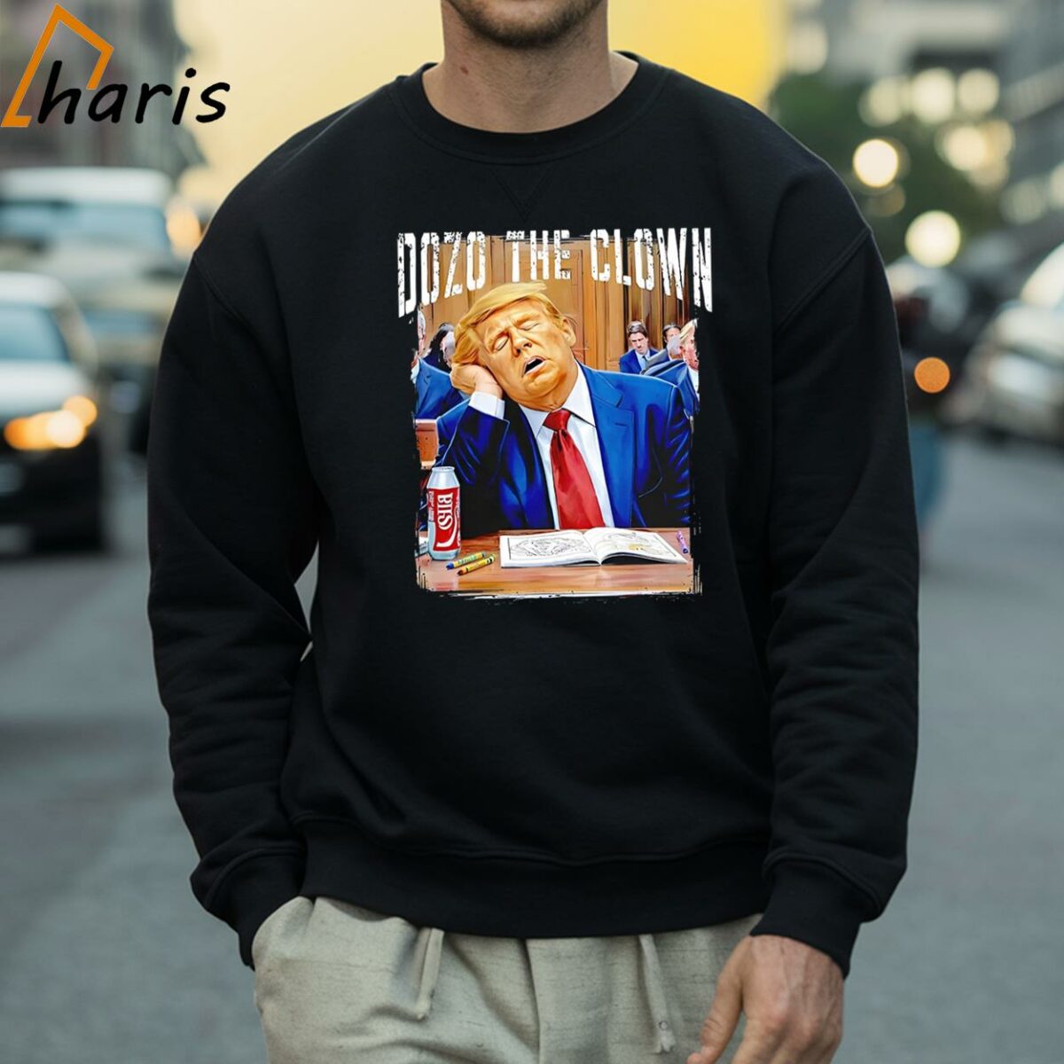 Donald Trump Sleeping Dozo The Clown Shirt 4 Sweatshirt