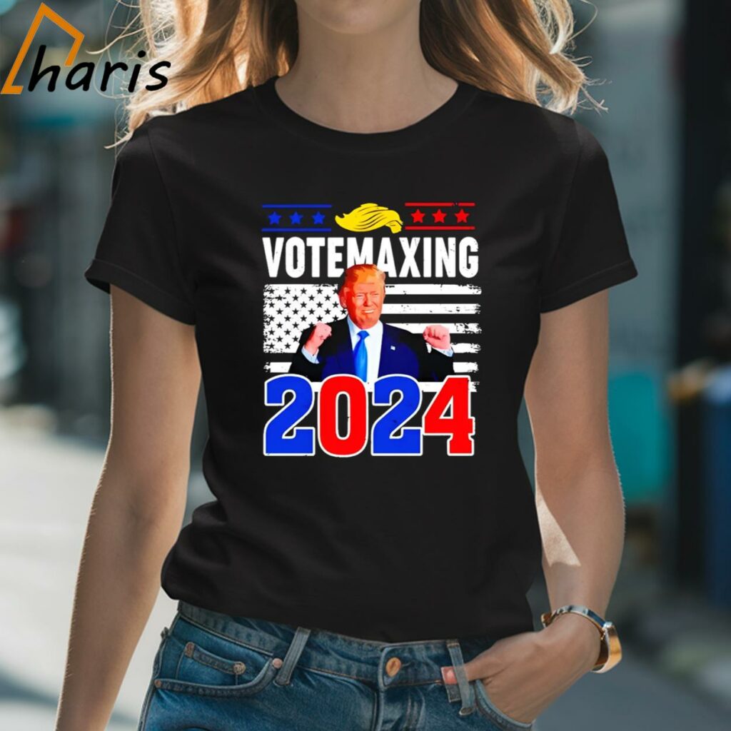 Donald Trump Votemaxing 2024 Looksmaxxing Funny shirt