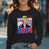 Donald Trump Votemaxing 2024 Looksmaxxing Funny shirt 4 Long sleeve shirt
