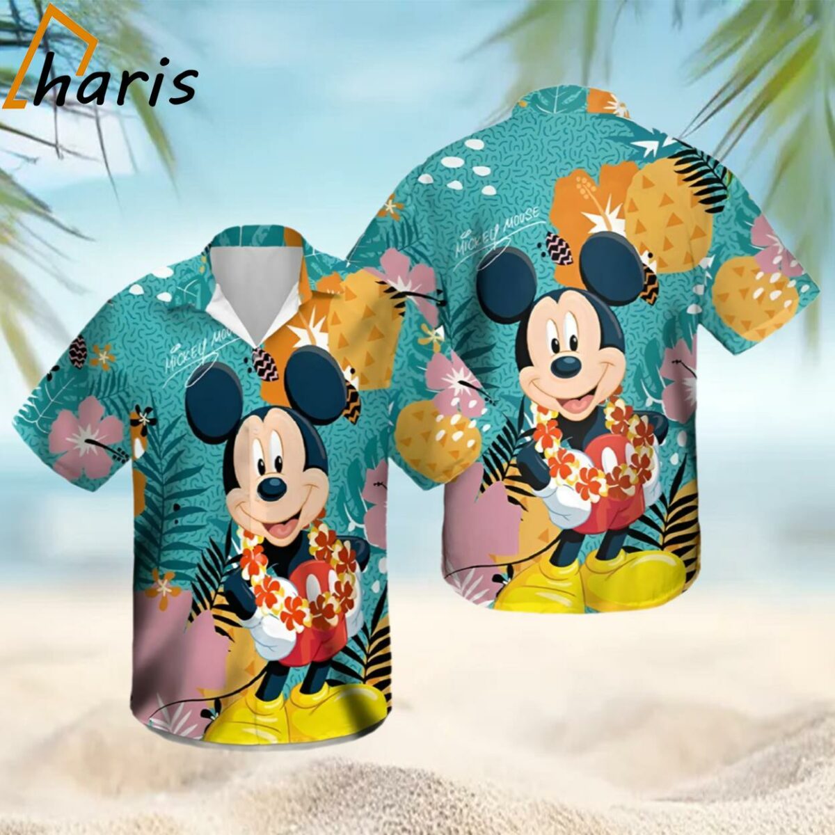 Dopey Mickey Mouse Hawaiian Shirt 1 1