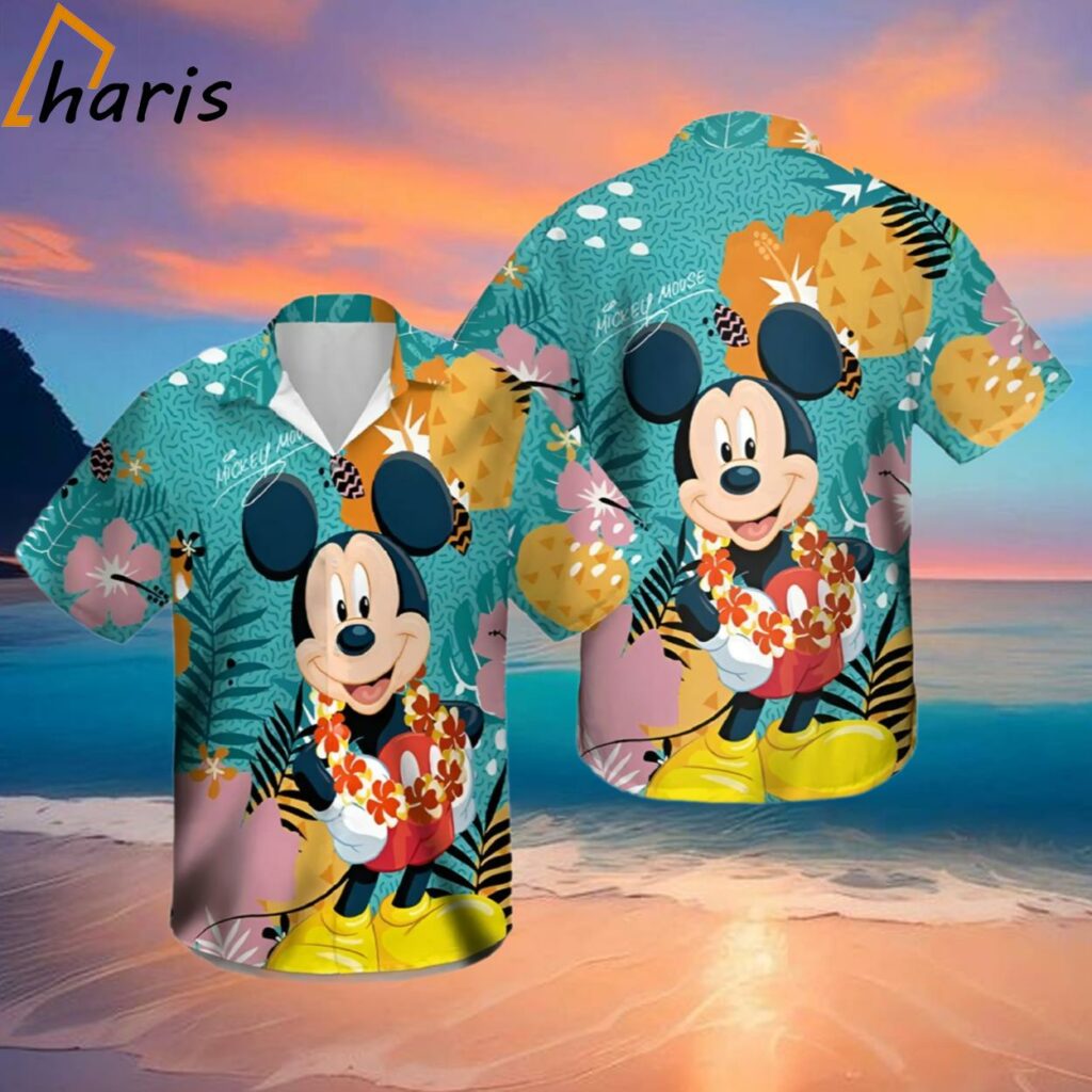 Dopey Mickey Mouse Hawaiian Shirt