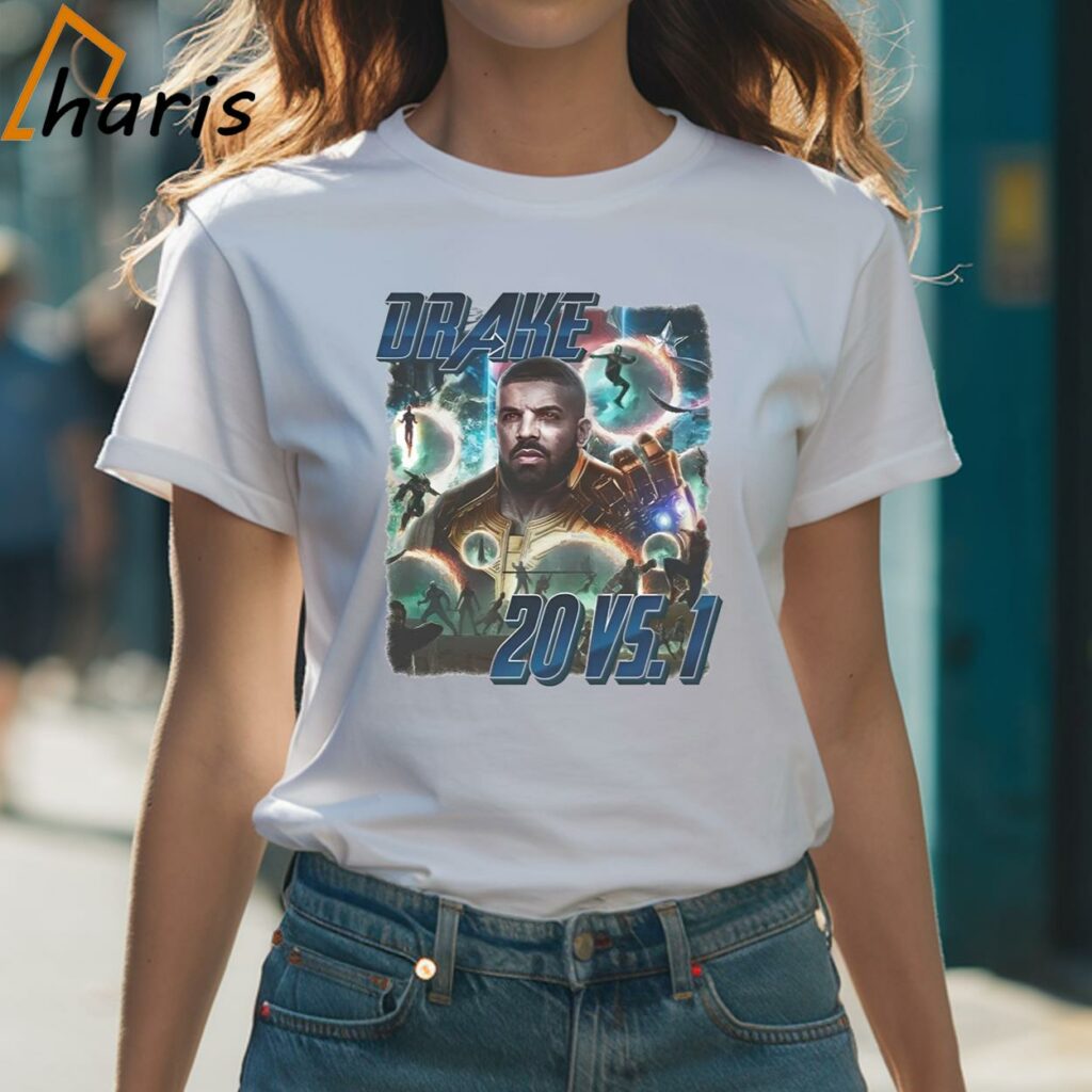 Drake Thanos 20 vs 1 Graphic Shirt