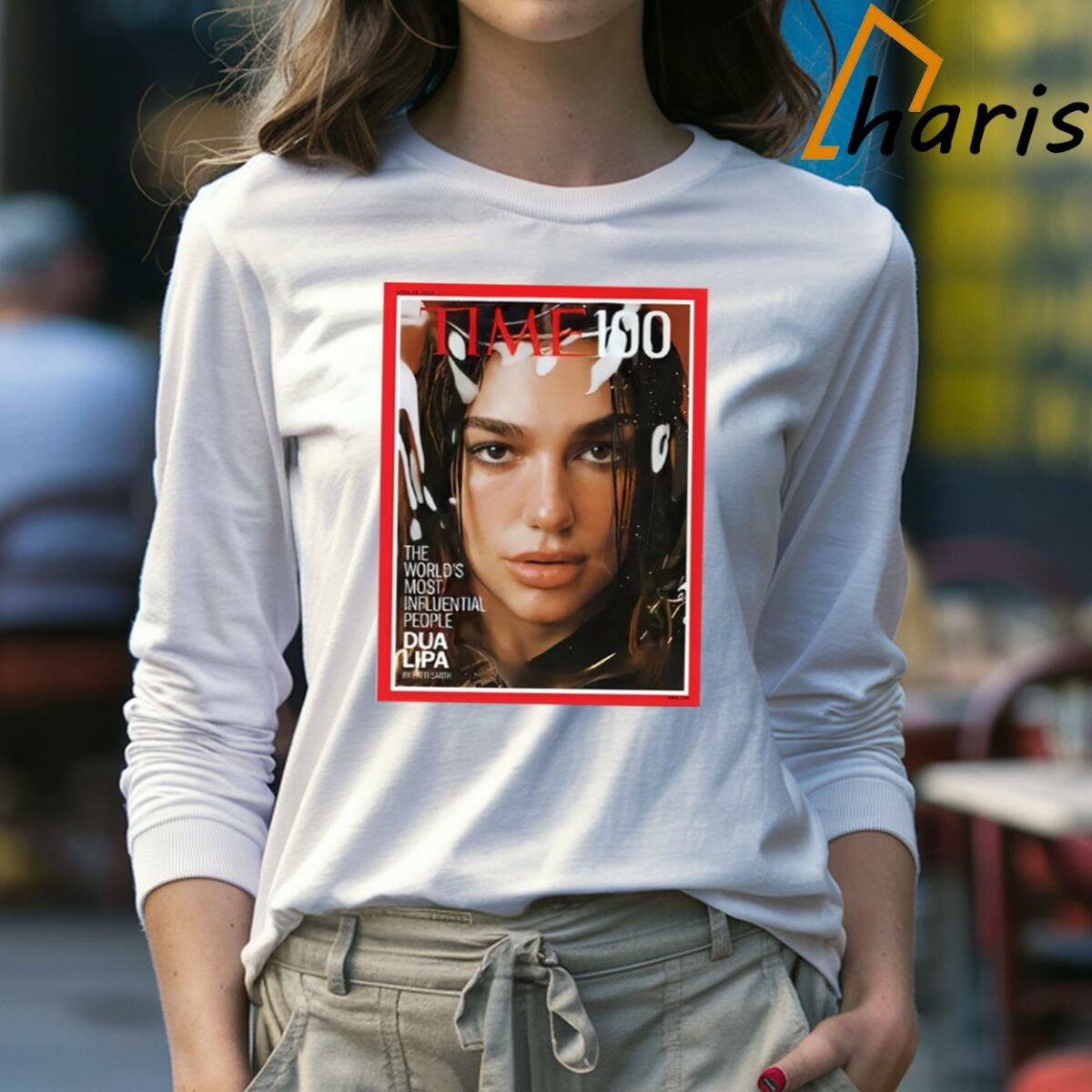 Dua Lipa The First 2024 Time 100 Cover Star The Worlds Most Influential People T shirt 4 Long sleeve Shirt