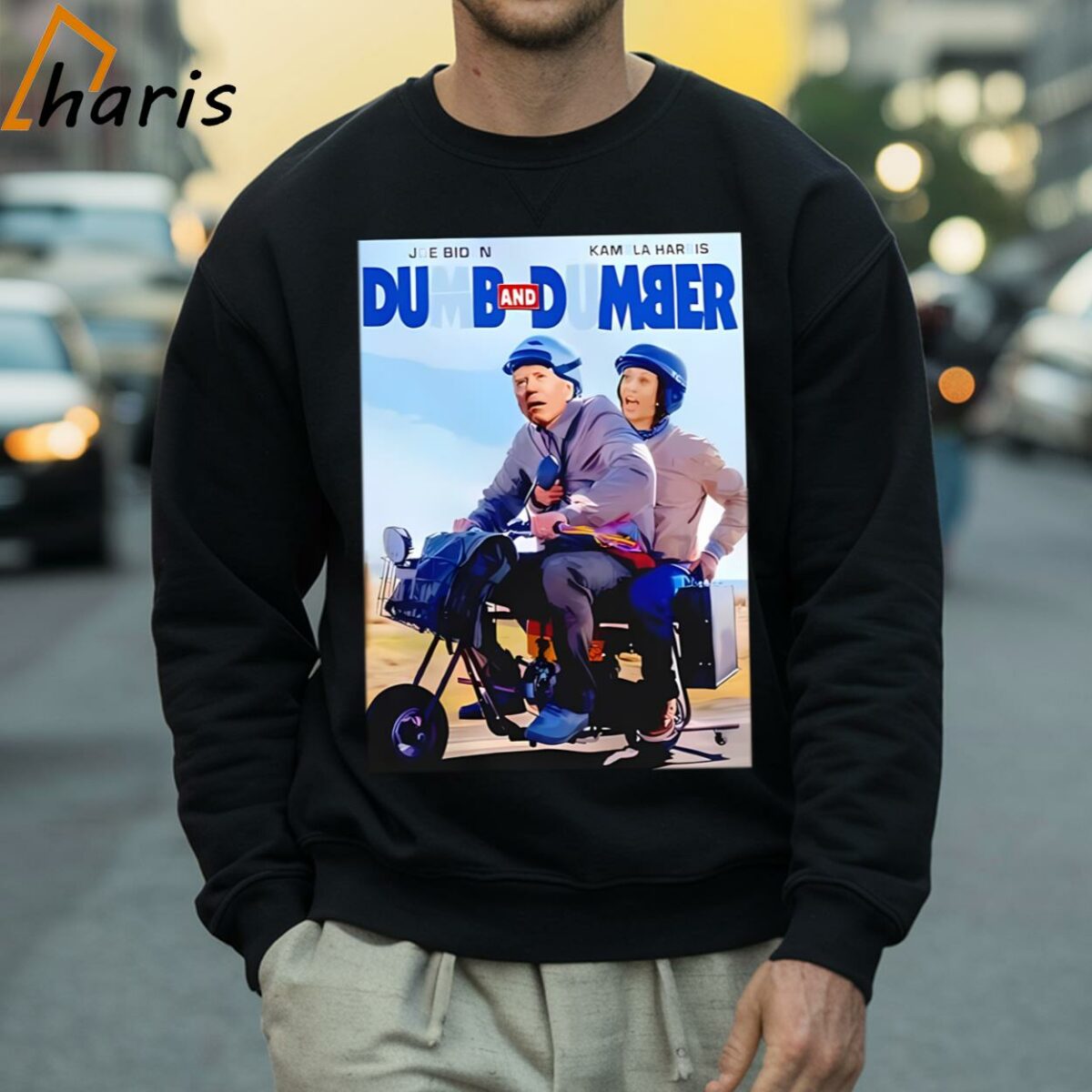 Dumb And Dumber Joe Biden Kamala Harris Shirt 4 Sweatshirt