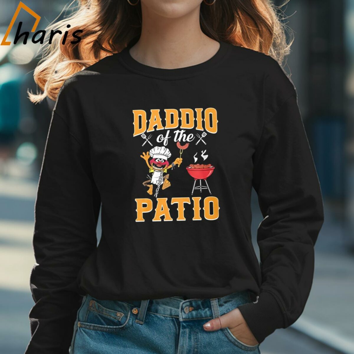 Elmo Daddio Of The Patio T shirt 3 Long sleeve shirt