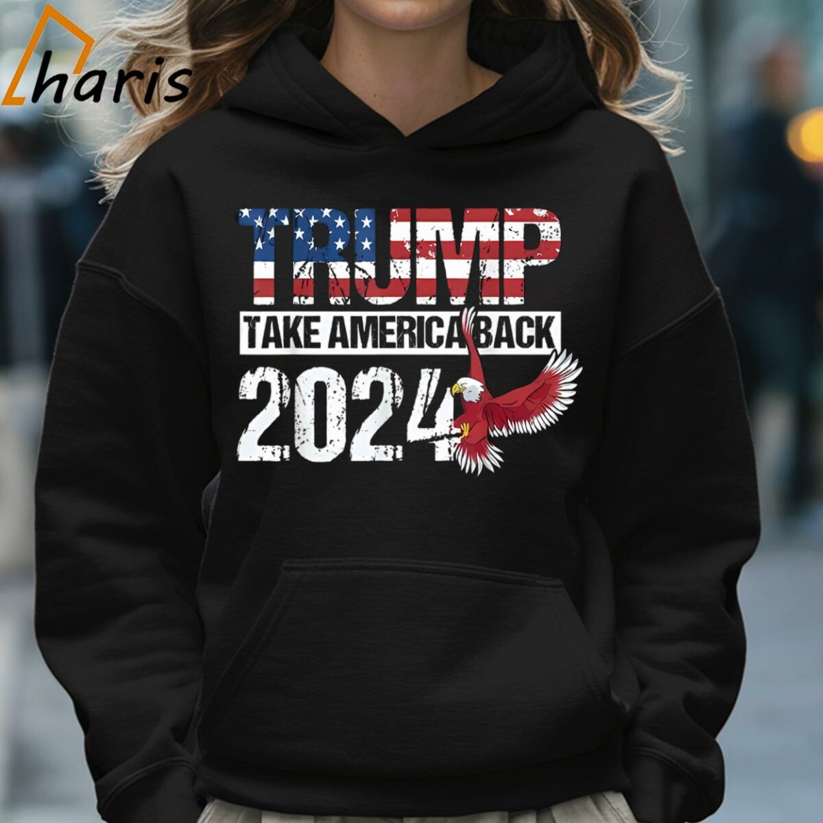 Flag Take America Back Trump 2024 T shirt 5 Hoodie