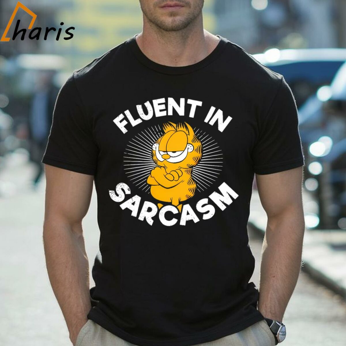 Fluent In Sarcasm Garfield Shirt 2 Shirt