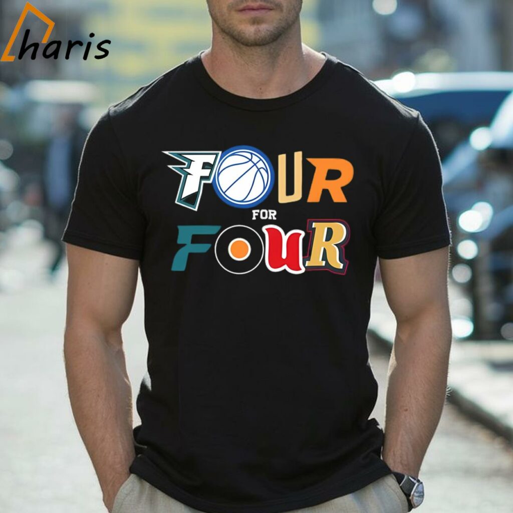 Four For Four Philadelphia Sport Team Shirt