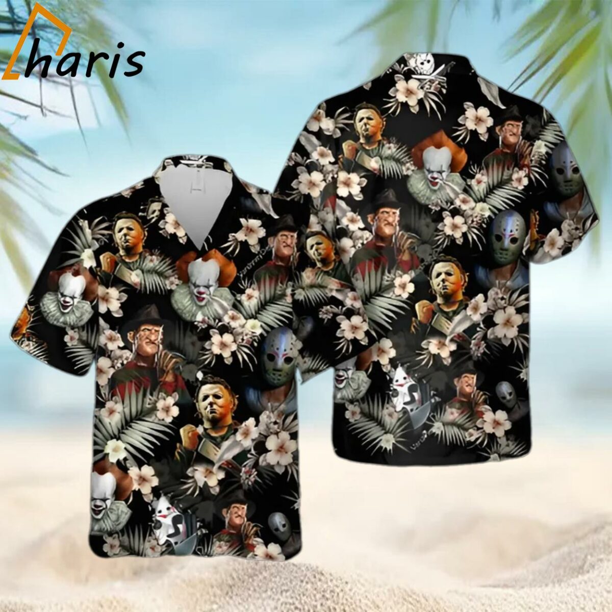 Freddy Krueger Horror Tropical Hawaiian Shirt 1 1