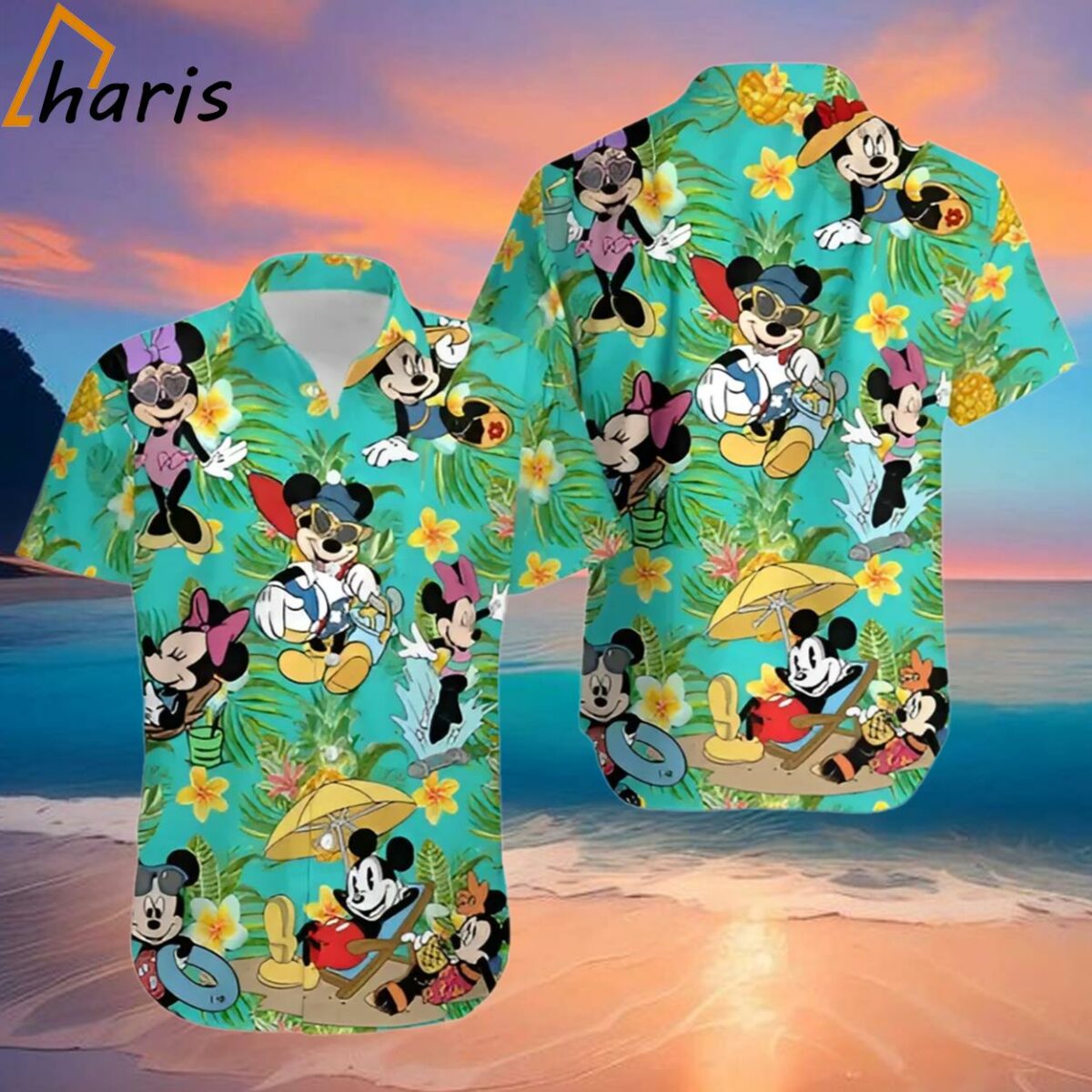 Funny Mickey Minnie Disney Hawaiian Shirts 2 2