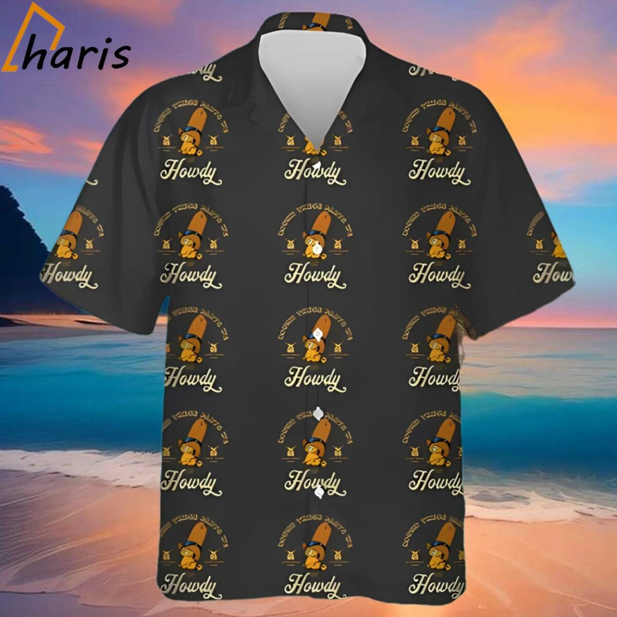 Garfield Cowboy Hawaiian Shirt