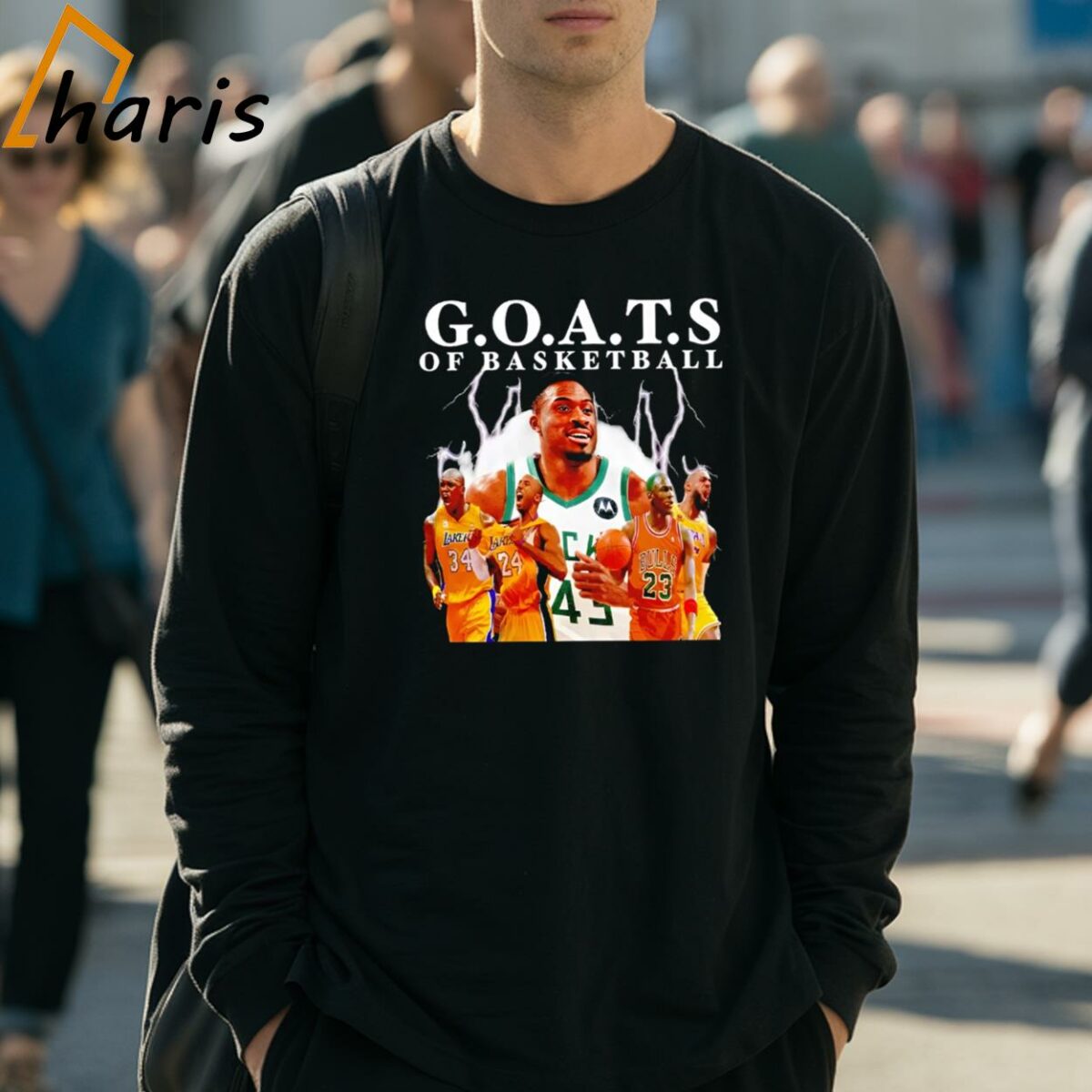 Goats Of Basketball Lakers Bucks And Bulls Basketball Team Shirt 3 Long Sleeve Shirt