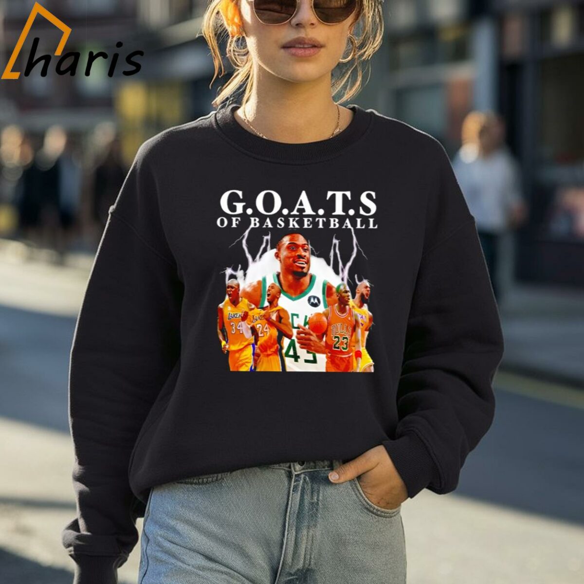 Goats Of Basketball Lakers Bucks And Bulls Basketball Team Shirt 4 Sweatshirt