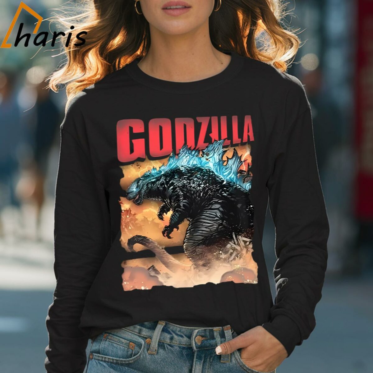 Godzilla 2024 Movie T shirt 4 Long sleeve shirt
