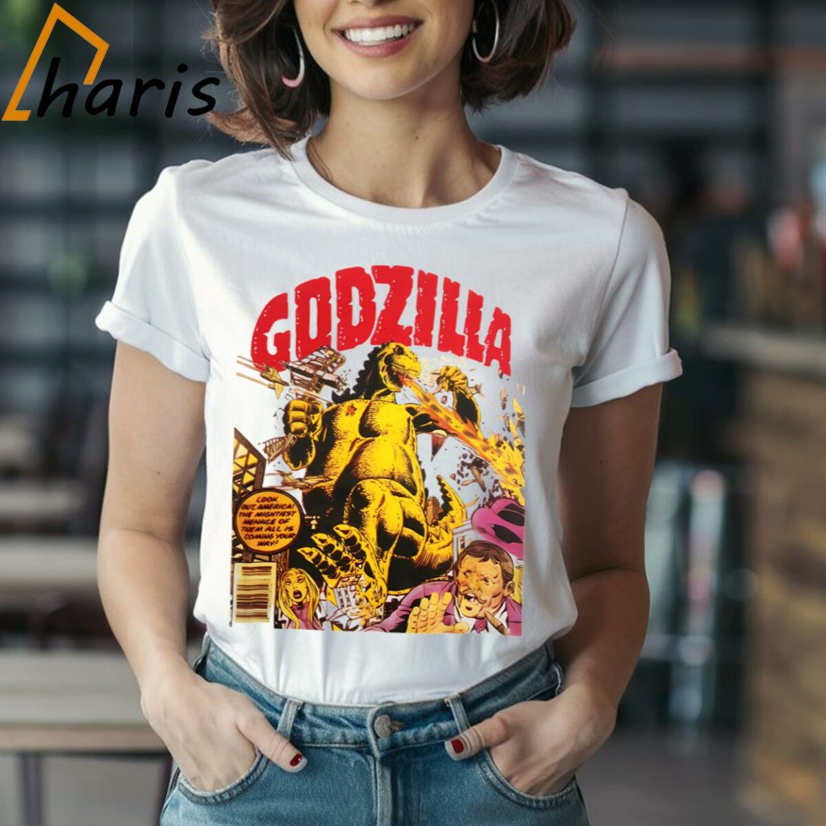 Godzilla Movie Vintage T shirt 1 Shirt