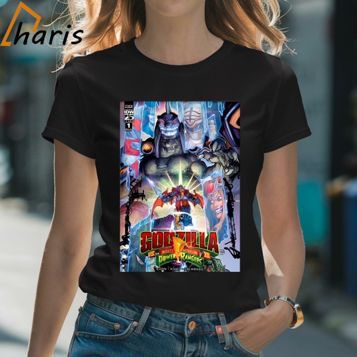 Godzilla Vs The Mighty Morphin Power Rangers II Shirt 2 Shirt