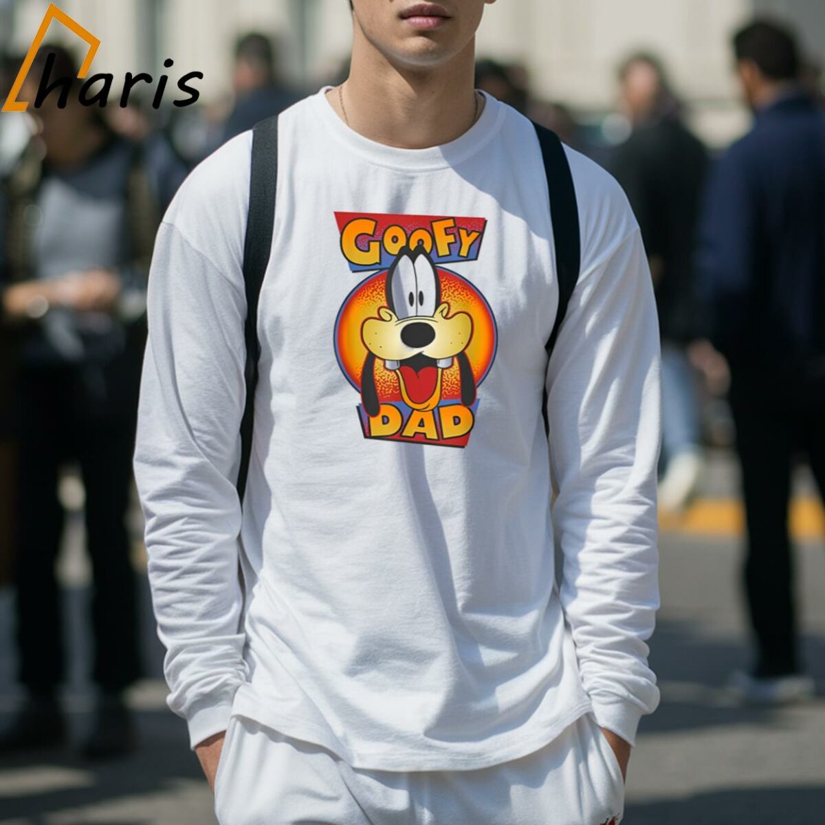 Goofy Dad Big Face Disney A Goofy Movie Fathers Day T shirt 3 Long Sleeve Shirt
