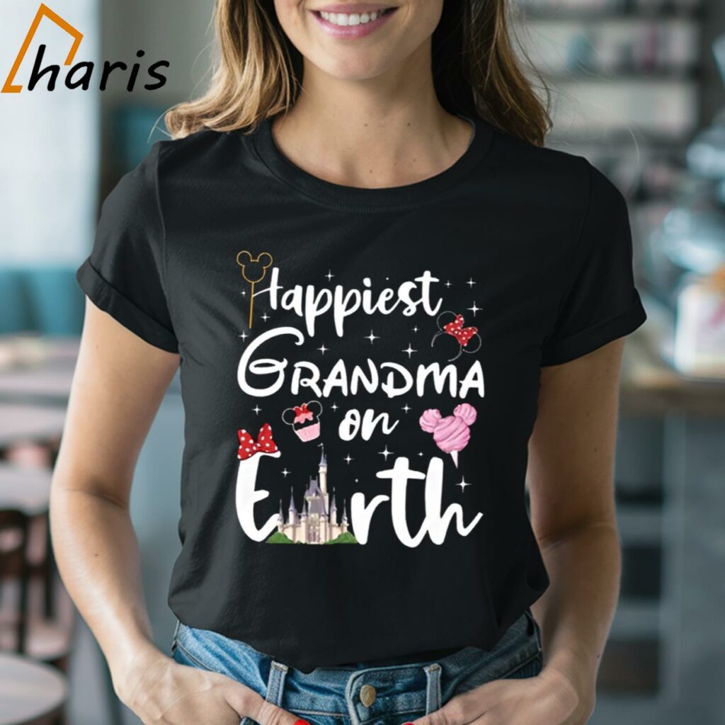 Happiest Grandma on Earth Disney Grandma Shirt
