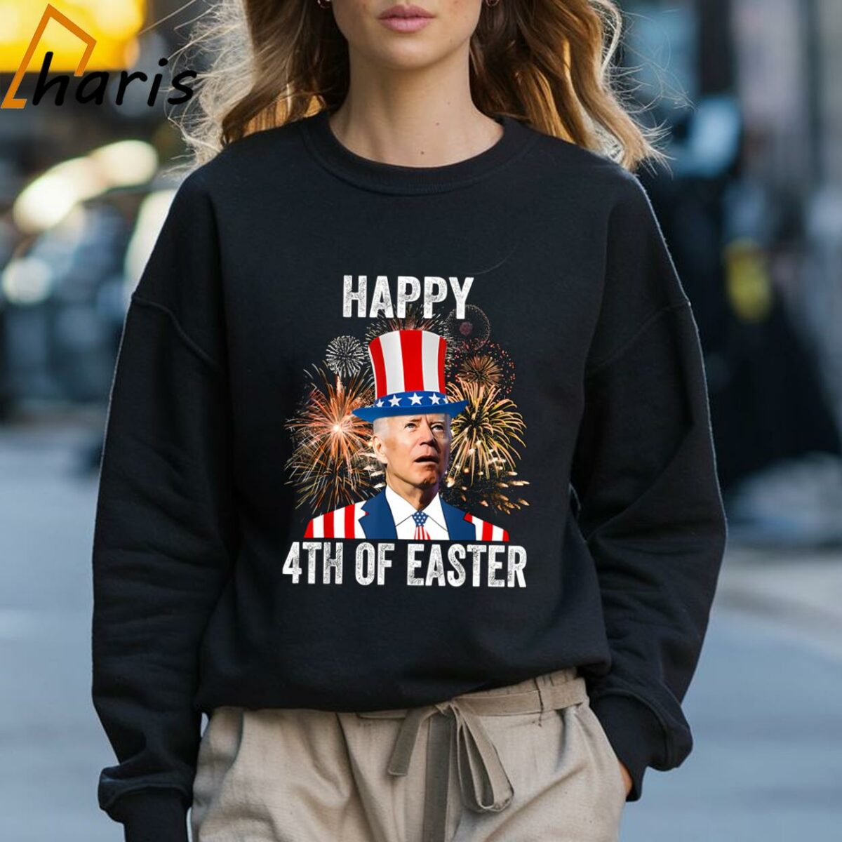 Happy 4th Of Easter Anti Joe Biden T Shirt 3 Sweatshirt
