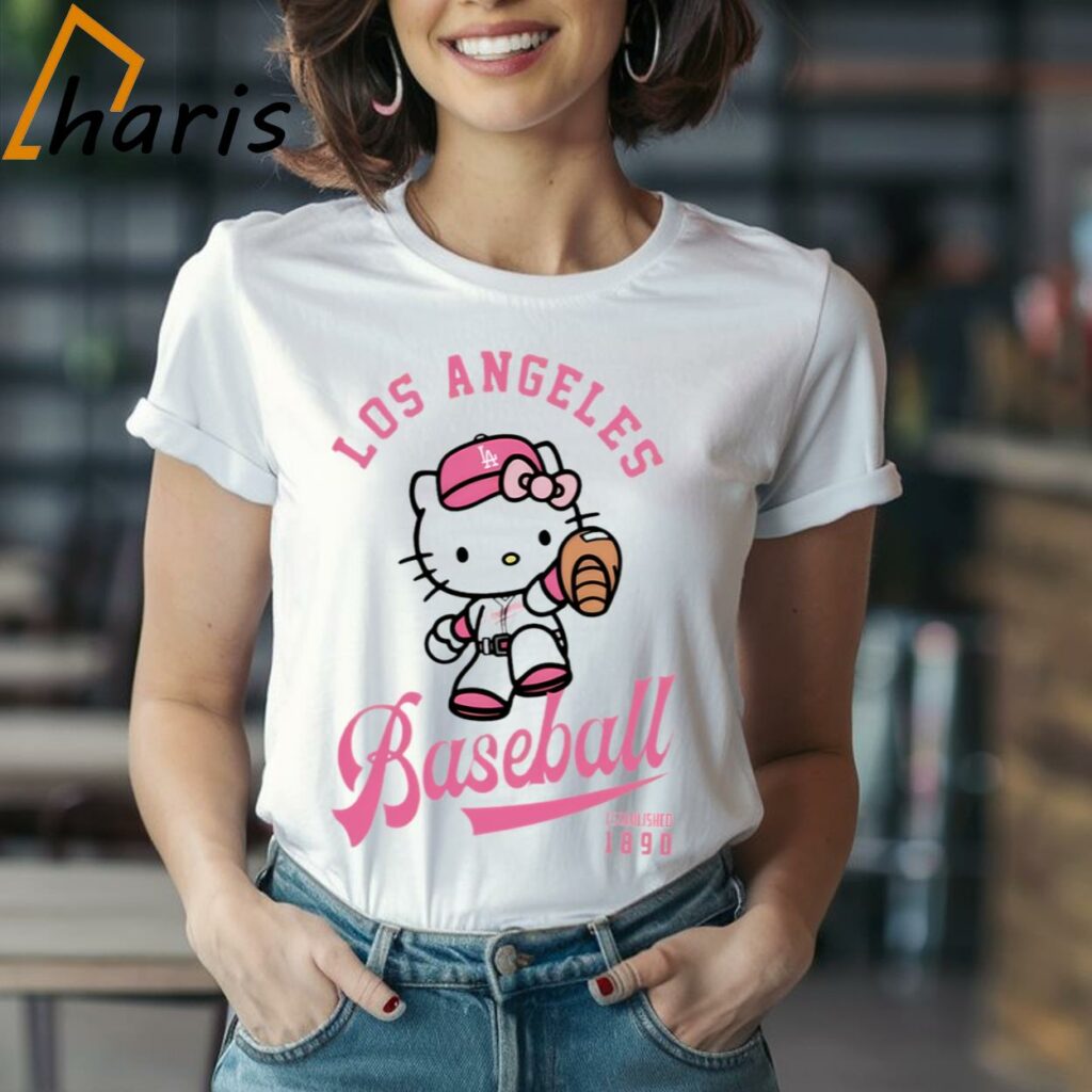 Hello Kitty Los Angeles Dodgers Shirt