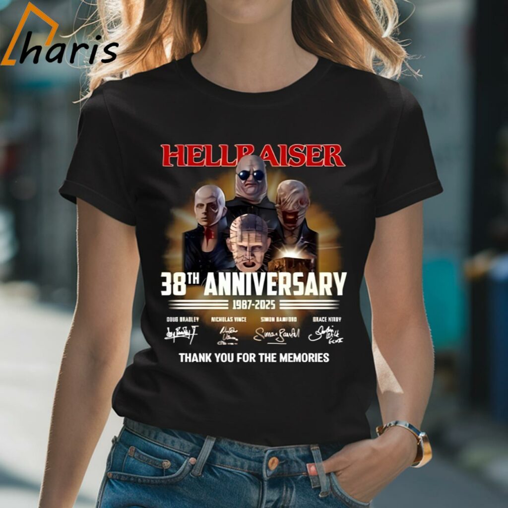 Hellraiser 38th Anniversary 1987-2025 Signatures T-shirt