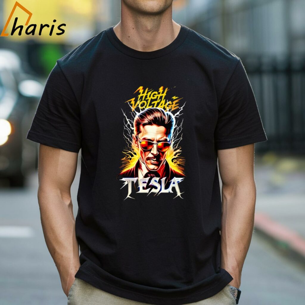 High Voltage Tesla Graphic Shirt