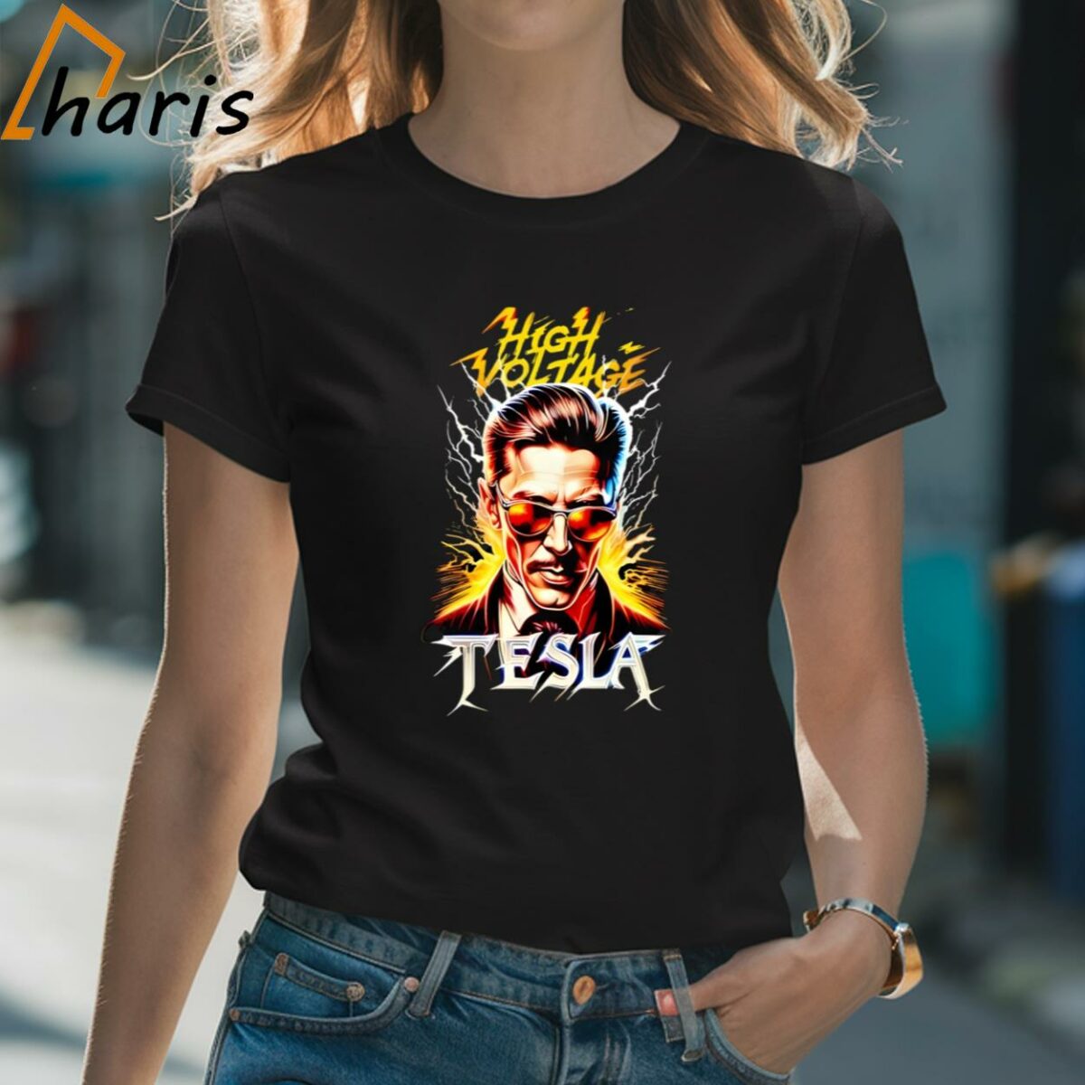 High Voltage Tesla Graphic Shirt 2 Shirt