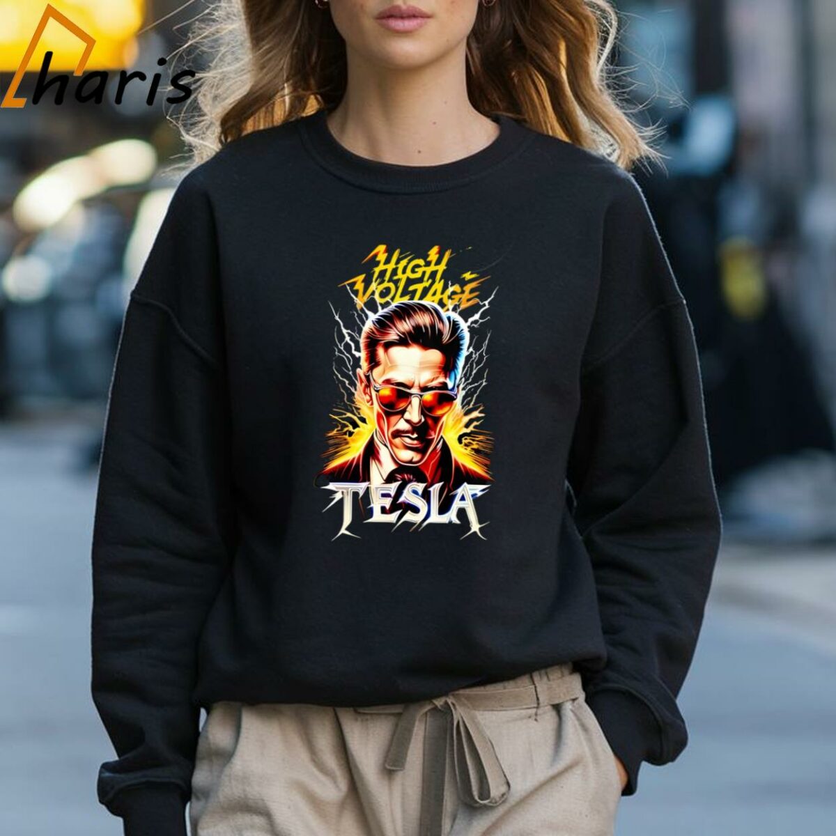 High Voltage Tesla Graphic Shirt 3 Sweatshirt