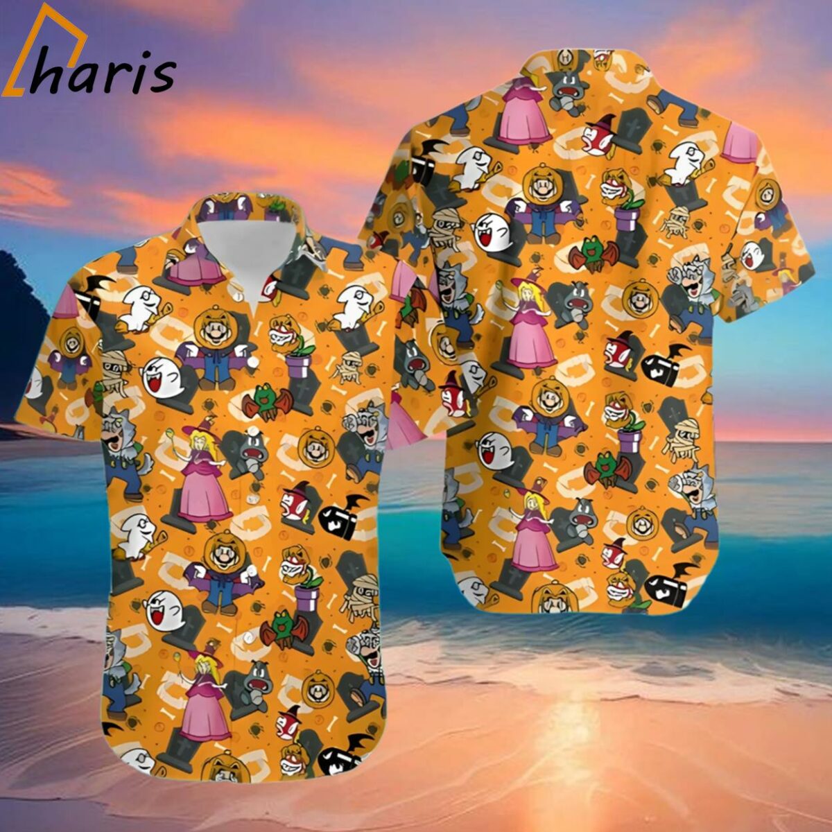 Horror Super Mario Hawaiian Shirt 2 2