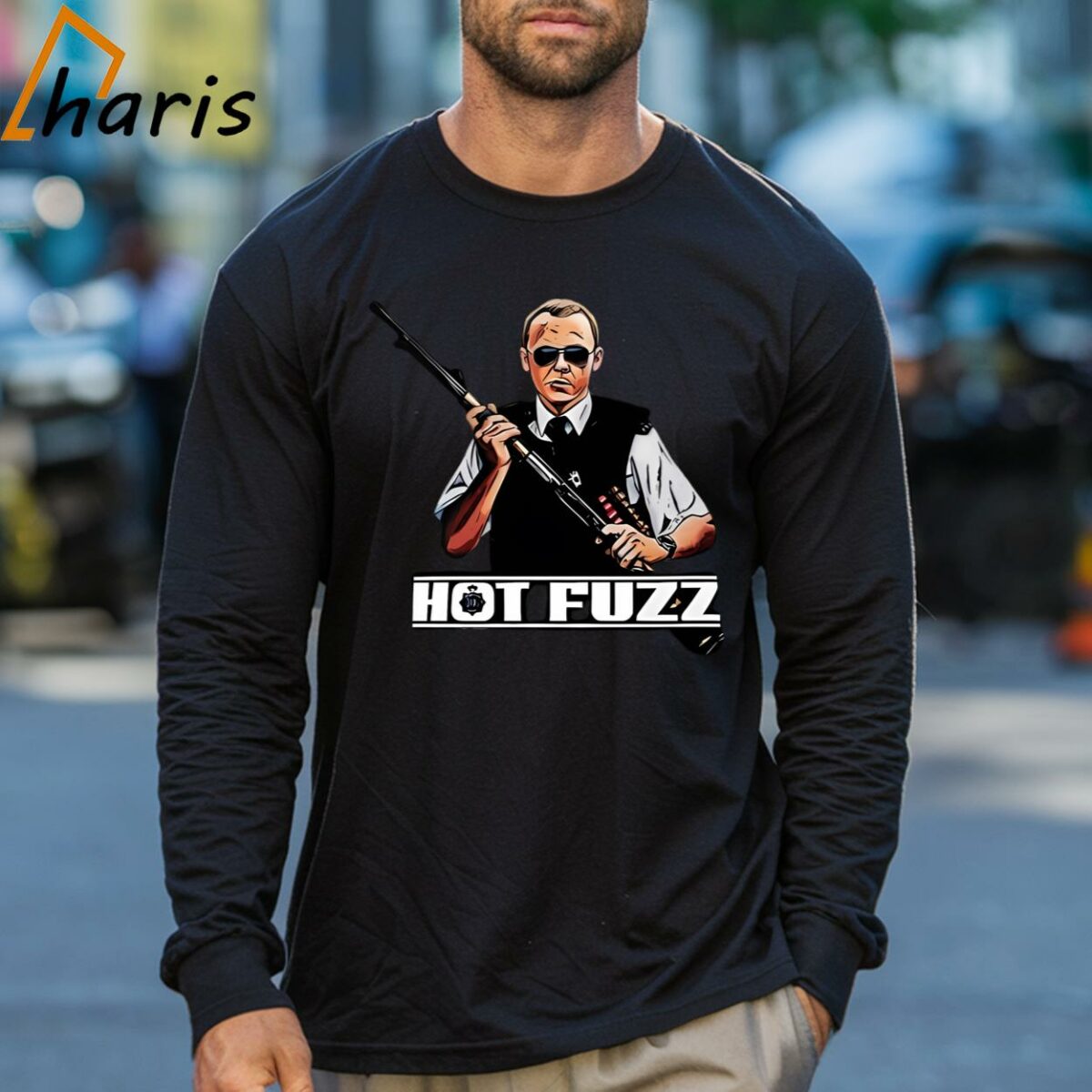 Hot Fuzz Movie T Shirt 3 Long sleeve shirt