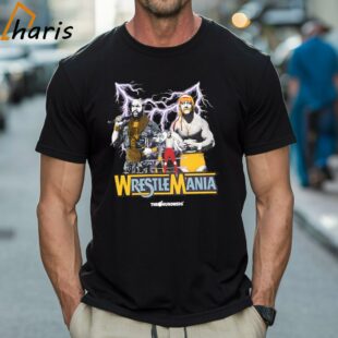 Hulk Hogan VS Mr T Tee Wrestlemania T Shirt 1 Shirt