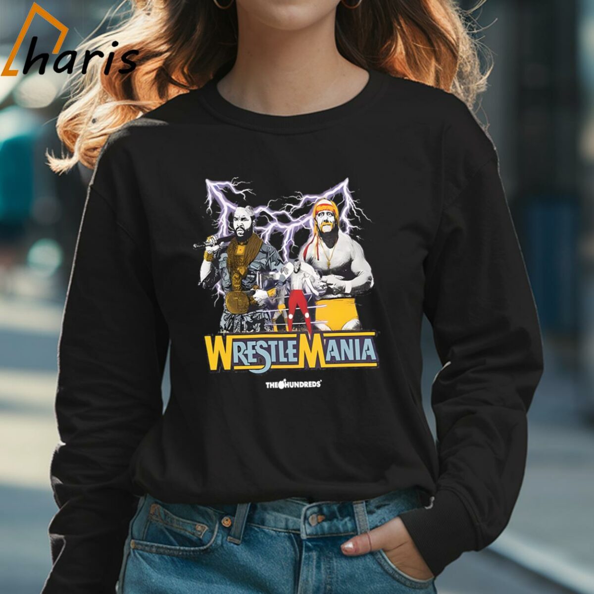 Hulk Hogan VS Mr T Tee Wrestlemania T Shirt 3 Long sleeve shirt
