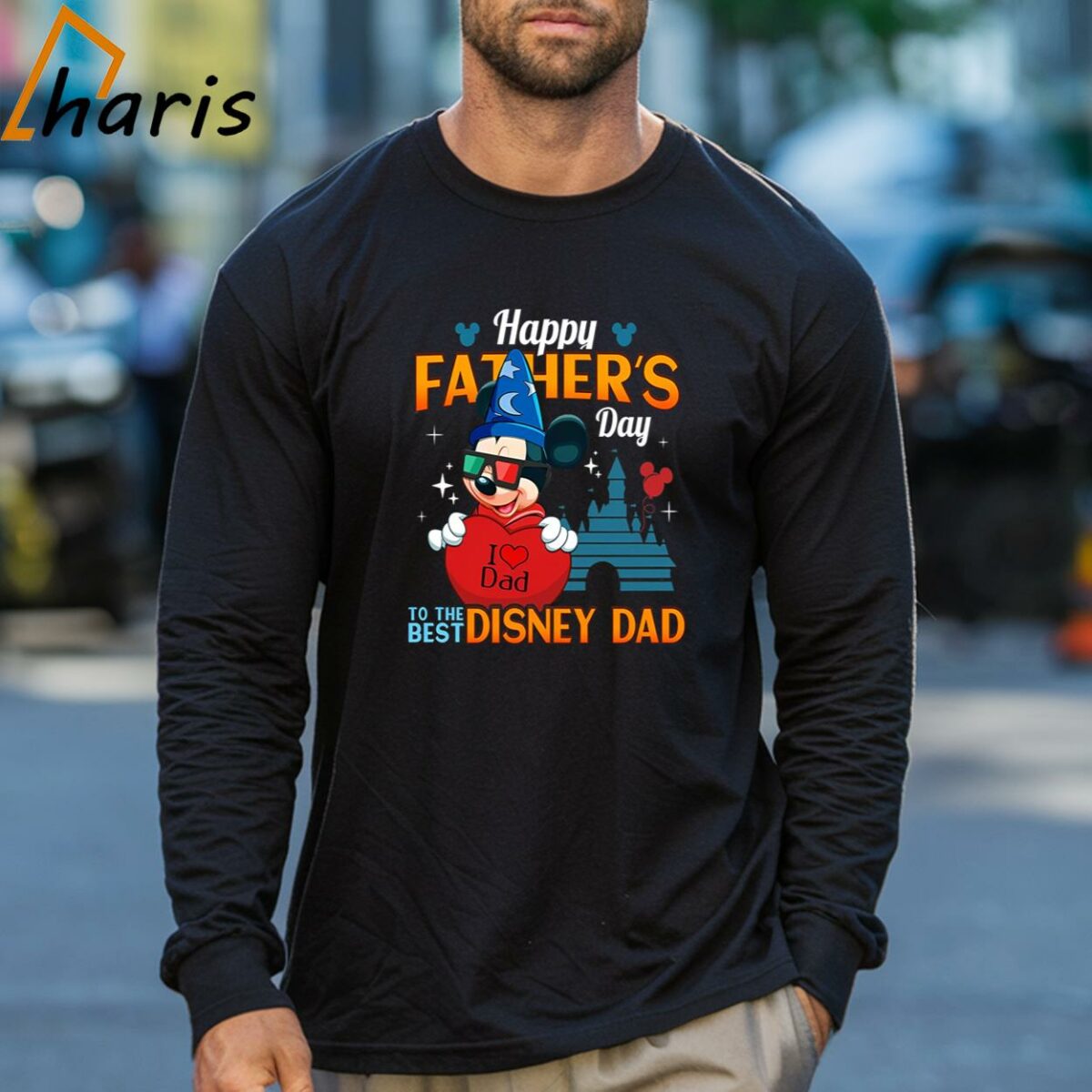 I Love Dad To The Best Disney Dad Mickey Shirt 3 Long sleeve shirt