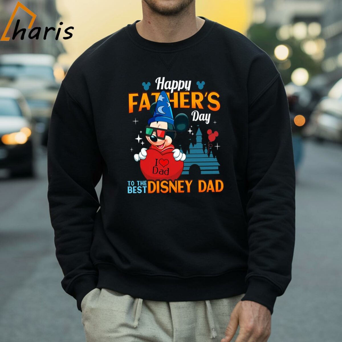 I Love Dad To The Best Disney Dad Mickey Shirt 4 Sweatshirt