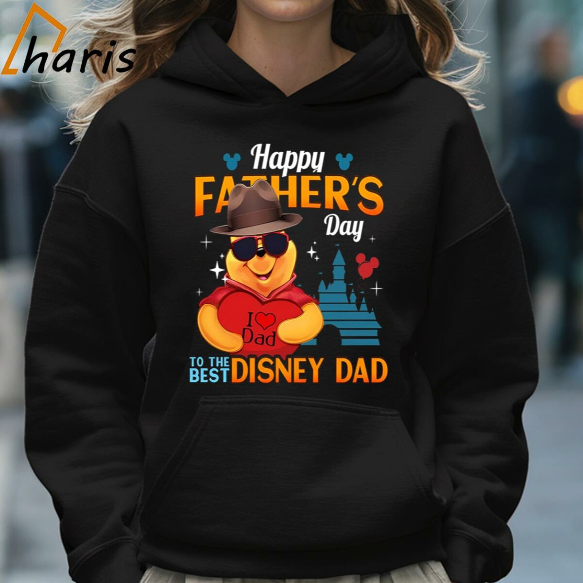 I Love Dad To The Best Disney Dad Pooh T shirt 5 Hoodie