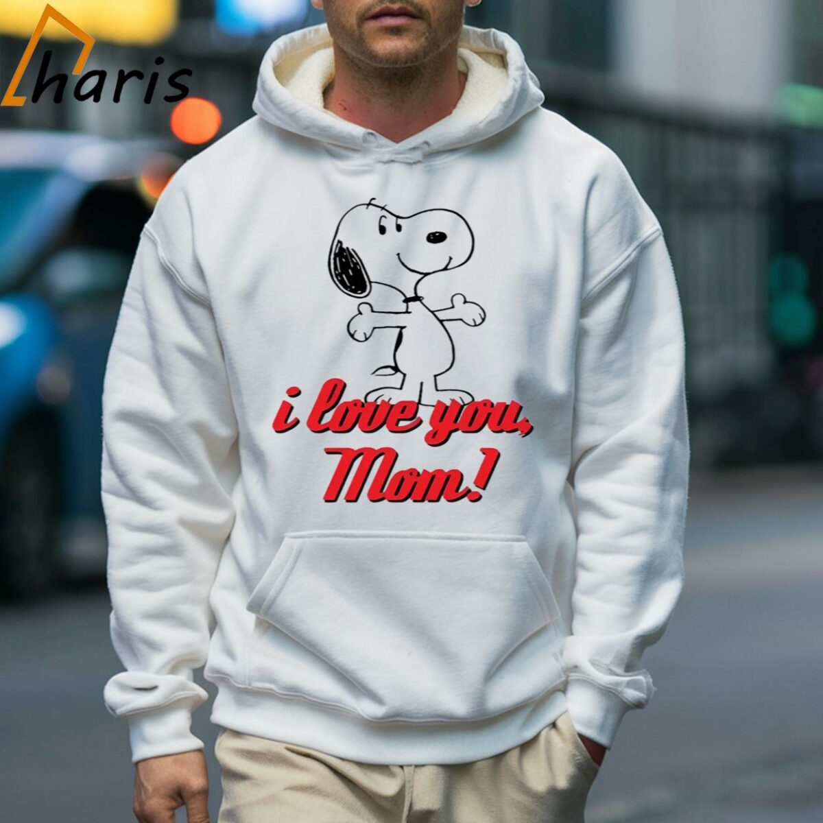 I Love You Mom Snoopy T Shirt Happy Mothers Day 5 Hoodie